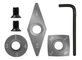 Mini Size Woodturning Carbide Tool-Reeks (3 Stuk) voor het Draaien van Pennen of Klein aan medio-Grootte Draaiend Project